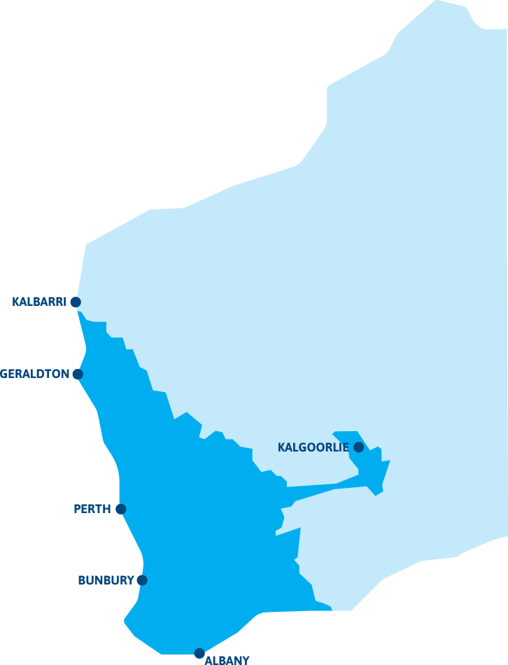 SWIS electricity network coverage