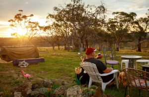 family camping rural WA